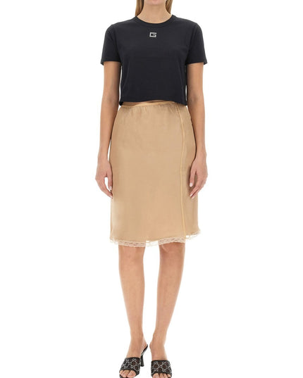 SILK CHIFFON SKIRT