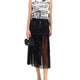 SILK MIDI SKIRT