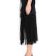 SILK MIDI SKIRT