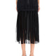 SILK MIDI SKIRT