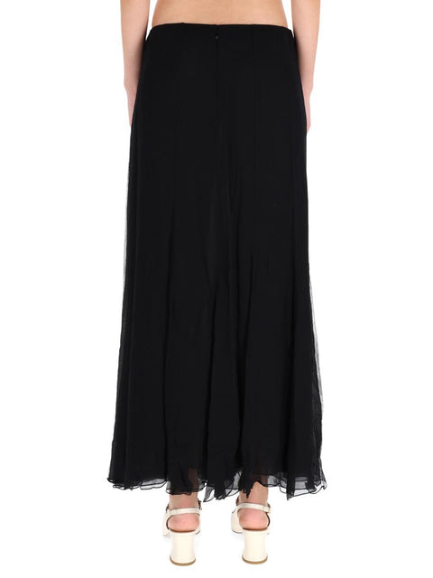 SILK MUSLIN MAXI SKIRT