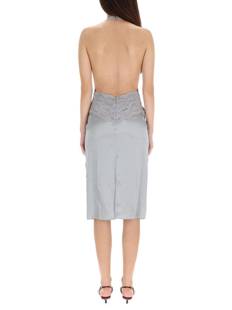 SILK SATIN DRESS