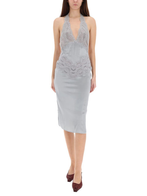 SILK SATIN DRESS