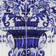 Silk top with Maiolica print