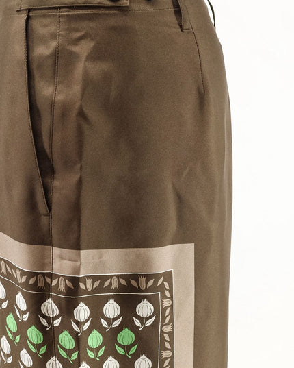 Silk trousers