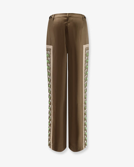 Silk trousers