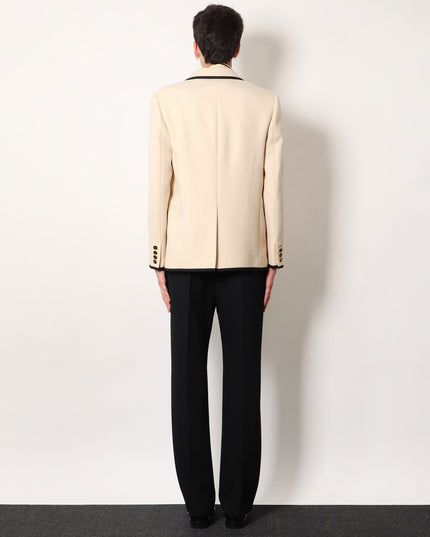 Single-breasted virgin wool blazer