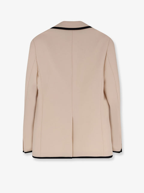 Single-breasted virgin wool blazer