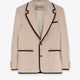 Single-breasted virgin wool blazer