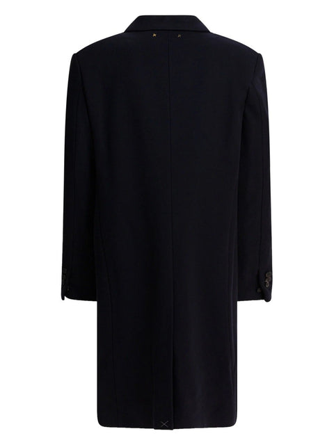 SINGLE-BREASTED WOOL COAT