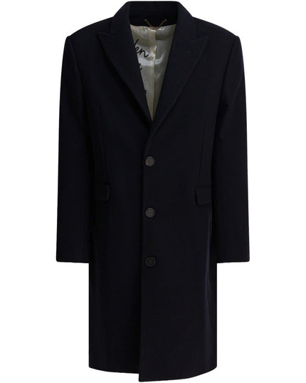 SINGLE-BREASTED WOOL COAT