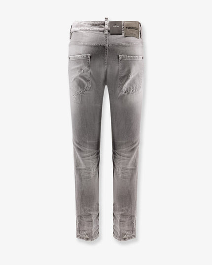 Skater Jeans with Destroyed effect
