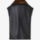 Sleeveless sheepskin jacket