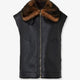 Sleeveless sheepskin jacket
