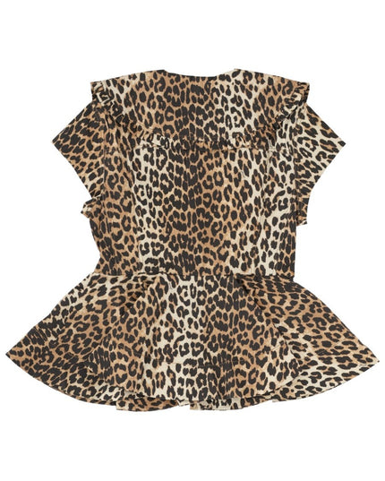 SLEEVELESS SHIRT WITH PRINT