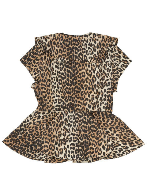 SLEEVELESS SHIRT WITH PRINT