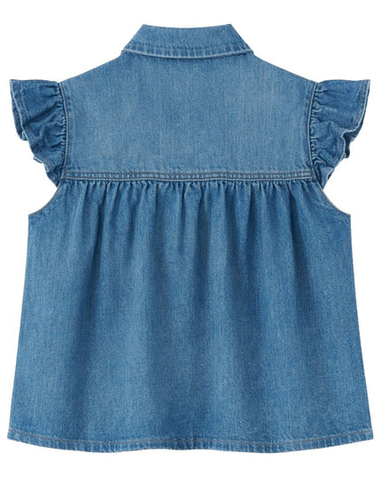 SLEEVELESS TOP WITH COLLAR