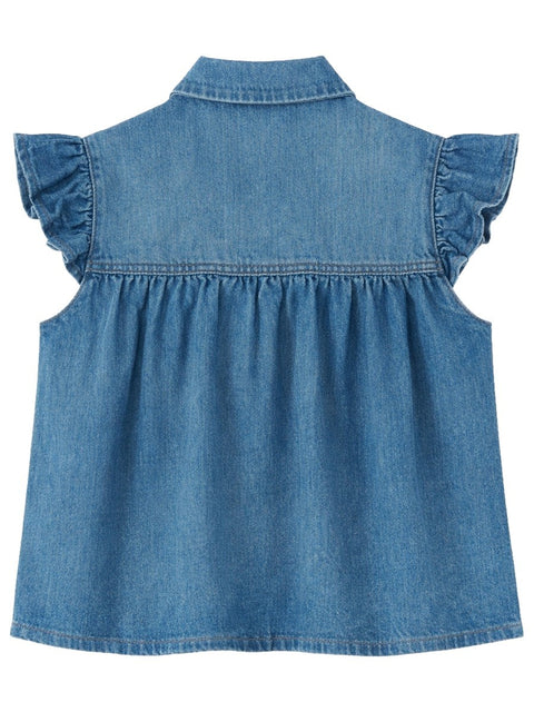 SLEEVELESS TOP WITH COLLAR