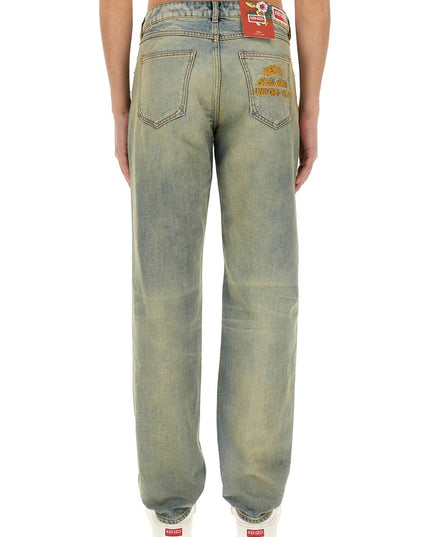 SLIM BARA JEANS 'KENZO DRAWN VARSITY'
