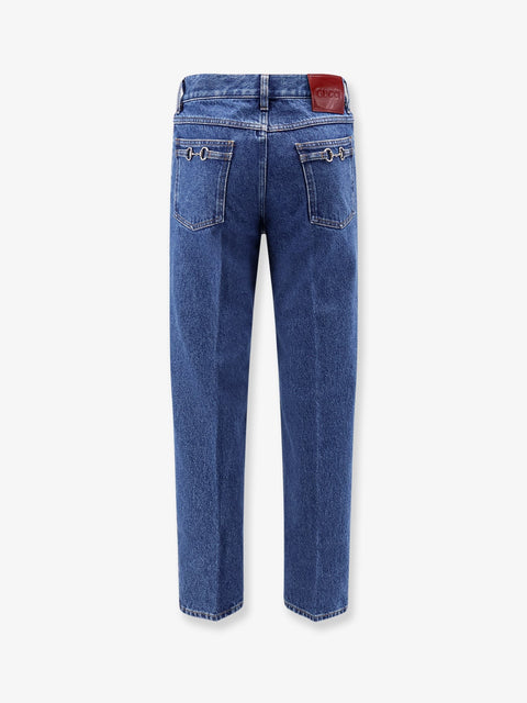 Slim five pocket jeans