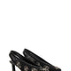 SLINGBACK WITH EMBROIDERY