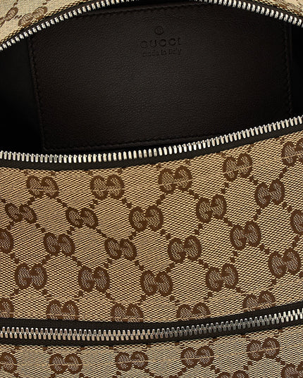 Small GG cylindrical shoulder strap