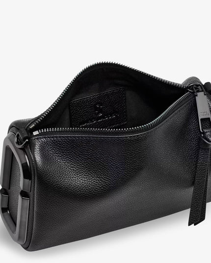 Snapshot hammered leather shoulder bag