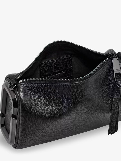 Snapshot hammered leather shoulder bag