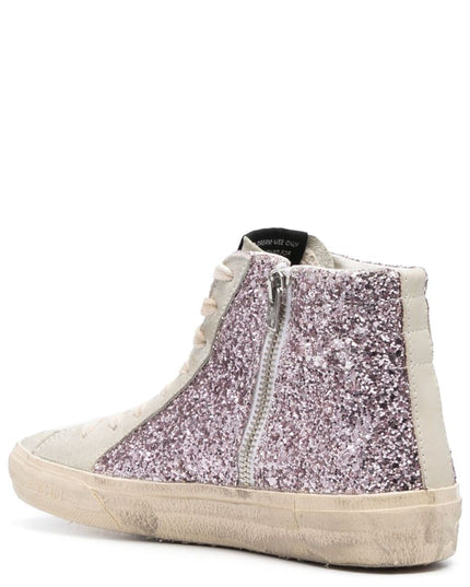 SNEAKER WITH GLITTER AND ZIPPER