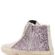 SNEAKER WITH GLITTER AND ZIPPER