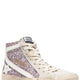 SNEAKER WITH GLITTER AND ZIPPER