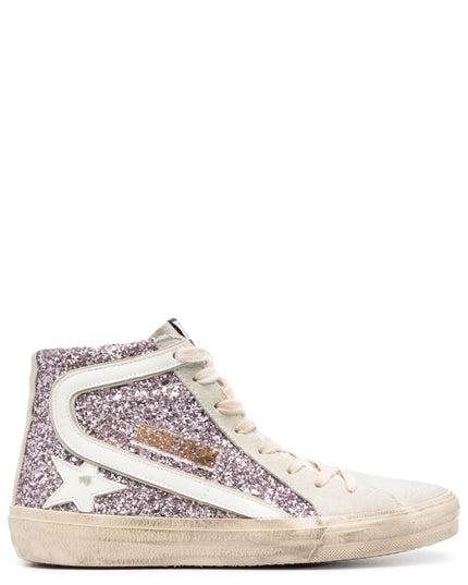 SNEAKER WITH GLITTER AND ZIPPER