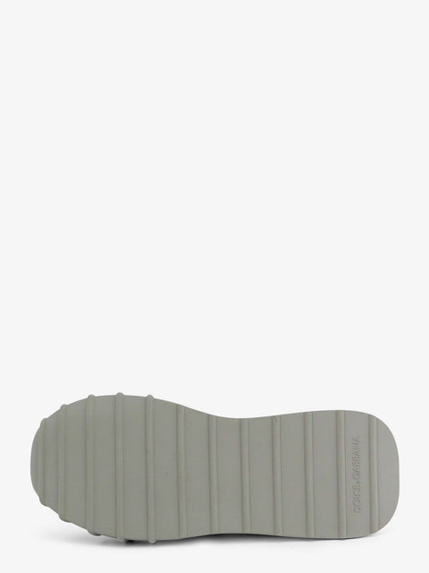 Nylon and suede sneakers with DG logo with rhinestones