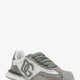 Nylon and suede sneakers with DG logo with rhinestones