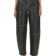 "STARY" JEANS IN SPARKLING FOIL