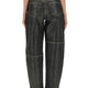 "STARY" JEANS IN SPARKLING FOIL