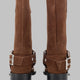 STIVALETTO BIKER IN SUEDE