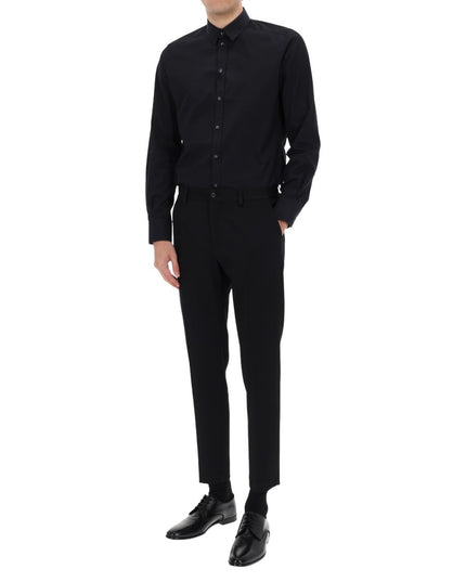 STRAIGHT WOOL PANTS