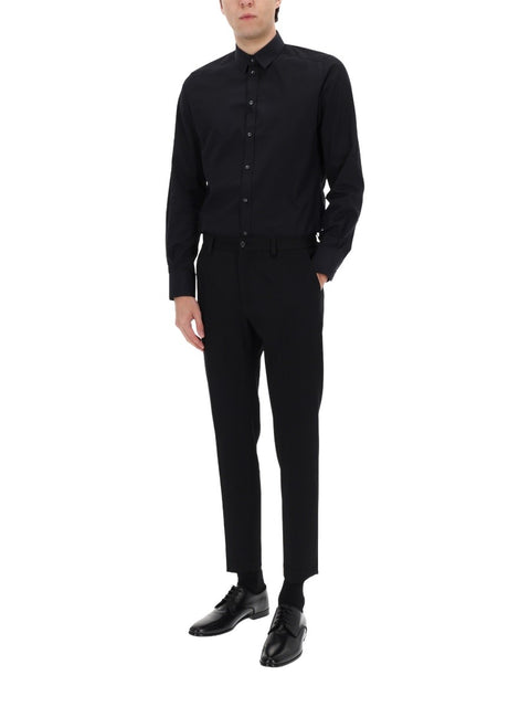 STRAIGHT WOOL PANTS