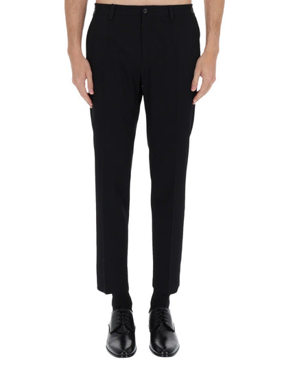 STRAIGHT WOOL PANTS