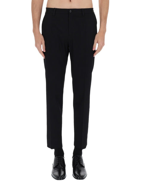 STRAIGHT WOOL PANTS