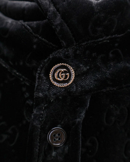 Stretch GG dévoré velvet shirt