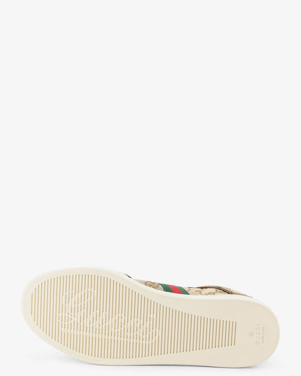 Stretch GG fabric sneakers with Nastro Web on the side