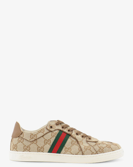 Stretch GG fabric sneakers with Nastro Web on the side