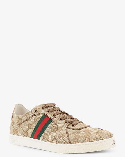 Stretch GG fabric sneakers with Nastro Web on the side