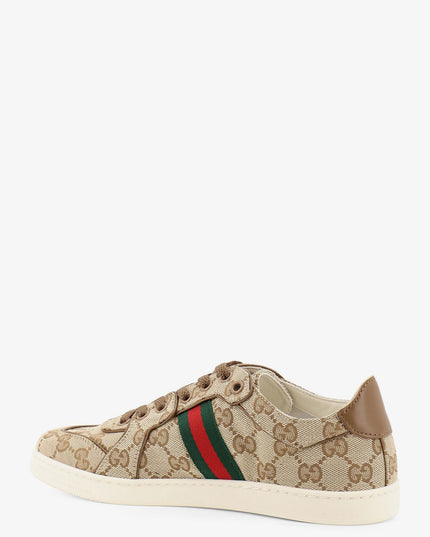 Stretch GG fabric sneakers with Nastro Web on the side