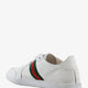 Stretch leather sneakers