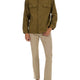 STRETCH LINEN AND VISCOSE SHIRT