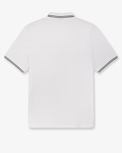 Stretch organic cotton polo shirt