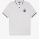 Stretch organic cotton polo shirt